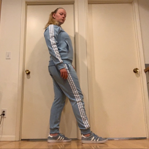 adidas Pants - Light Blue Adidas Tracksuit